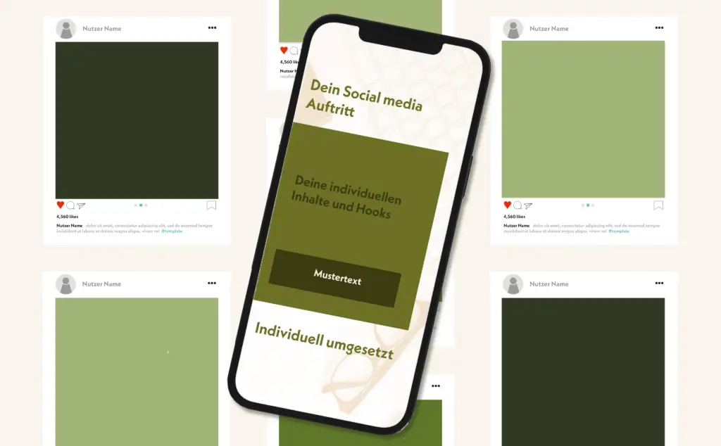 Social media mockup